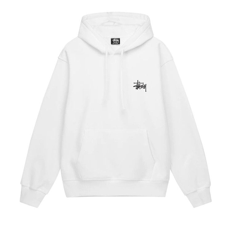 Stussy Basic Hoodie White