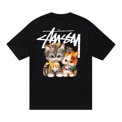 Stussy Kitten T-Shirt Black