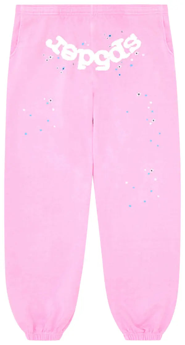 Sp5der OG Web Sweatpants Pink