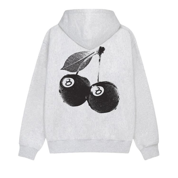 Stussy Cherries Hoodie Ash Heather
