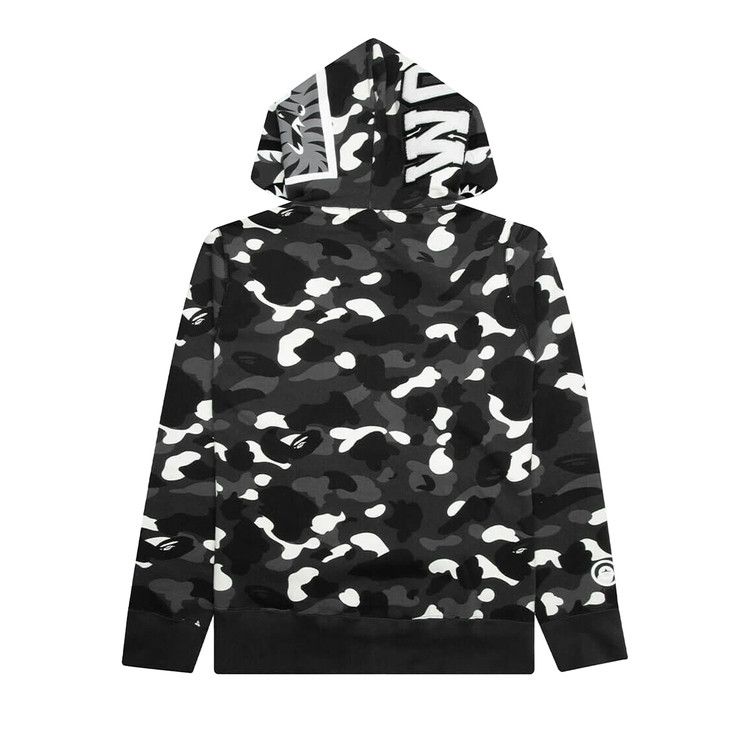 BAPE City Camo Shark Zip Hoodie Black (2023)