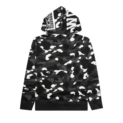 BAPE City Camo Shark Zip Hoodie Black (2023)
