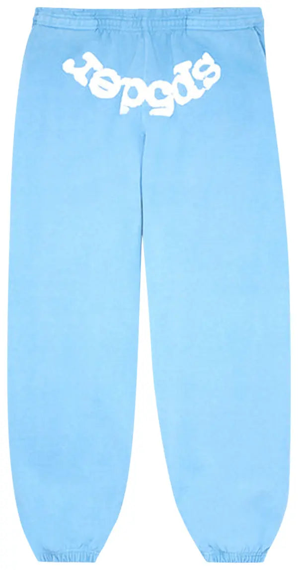 Sp5der Classic Sweatpants Light Blue
