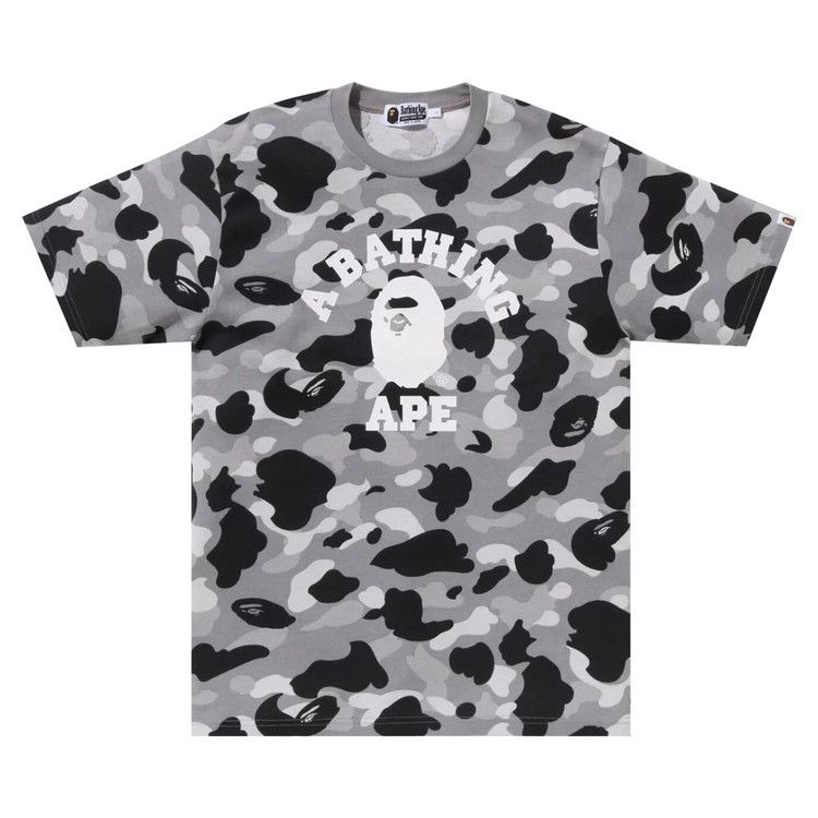 BAPE 1st Camo College Tee Grey