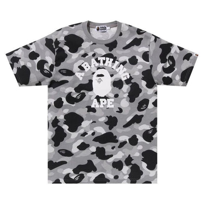 BAPE 1st Camo College Tee Grey