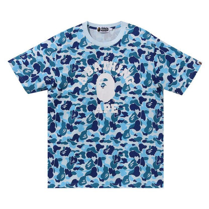 BAPE ABC Camo College Tee Blue