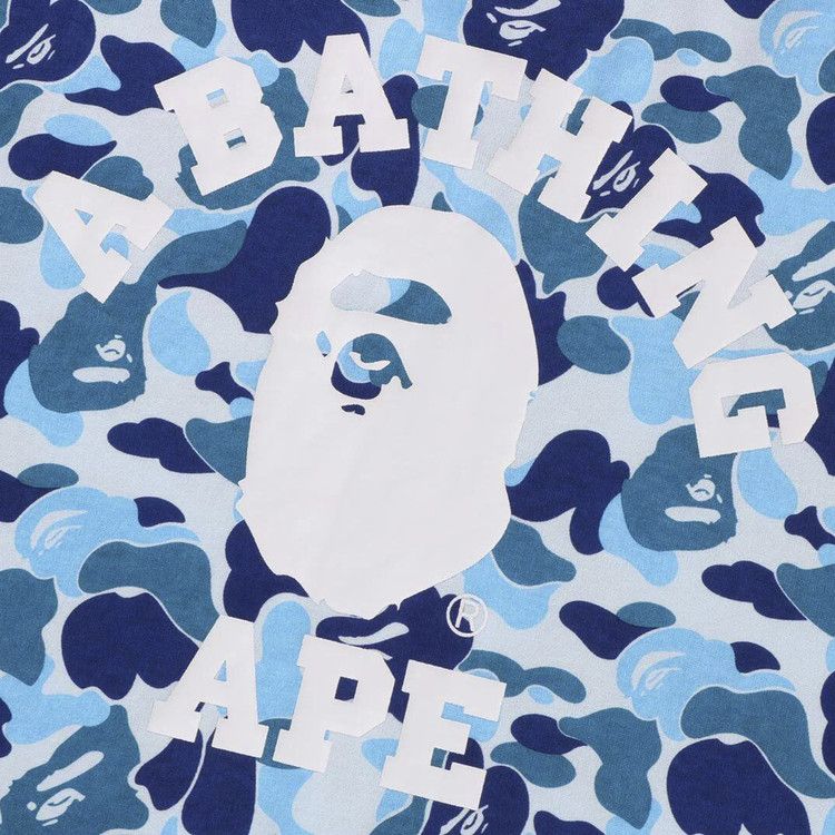 BAPE ABC Camo College Tee Blue