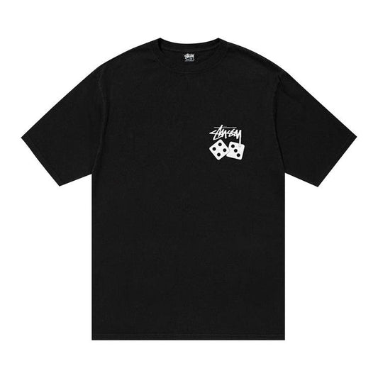 Stussy Dice Pigment Dyed Tee Black