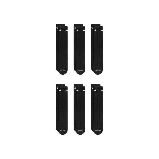 Nike Everyday Plus Cushioned Crew Socks Black (6-Pack)