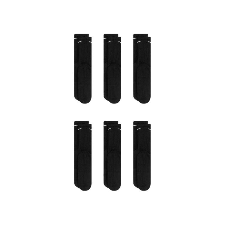 Nike Everyday Plus Cushioned Crew Socks Black (6-Pack)