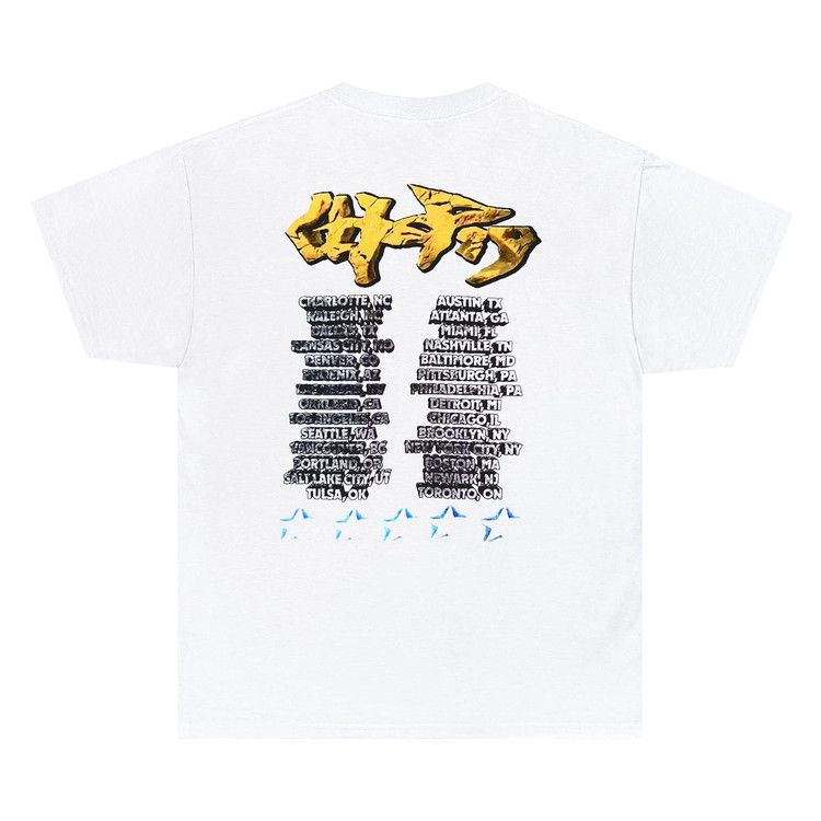Travis Scott Utopia Tour Skitzo Circus Maximus Tee White