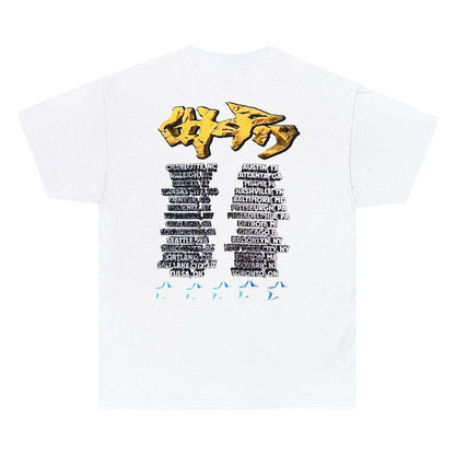 Travis Scott Utopia Tour Skitzo Circus Maximus Tee White