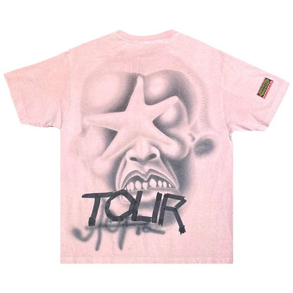 Travis Scott Utopia Circus Maximus Pink Star Tee