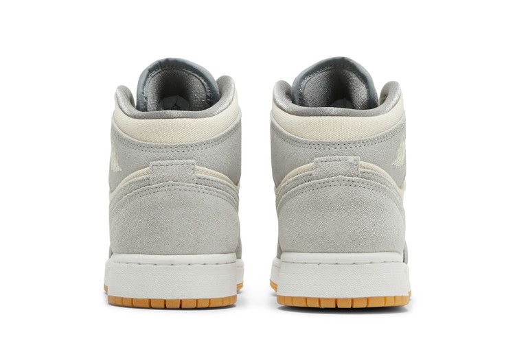 Air Jordan 1 Mid SE Coconut Milk Particle Grey (GS)