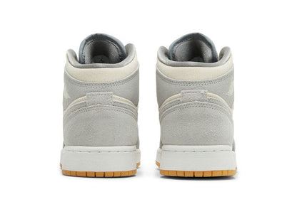 Air Jordan 1 Mid SE Coconut Milk Particle Grey (GS)