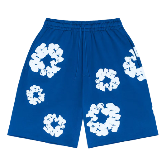 Denim Tears Cotton Wreath Shorts Blue