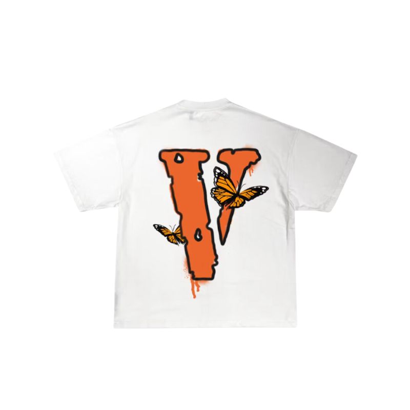 Juice WRLD x Vlone Butterfly T-Shirt – White