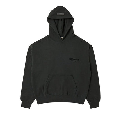 Fear of God Essentials Pullover Hoodie (FW22) Stretch Limo Black