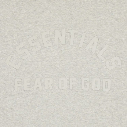 Fear Of God Essentials Hoodie Dark Heather Oatmeal/Garden Yellow Nylon Fleece (FW23)